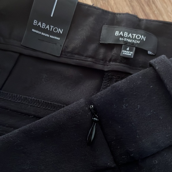 NEW Aritzia Babaton Elliot Pant Bi-Stretch Cigarette Ankle Pant Black Size 4 - Picture 6 of 8